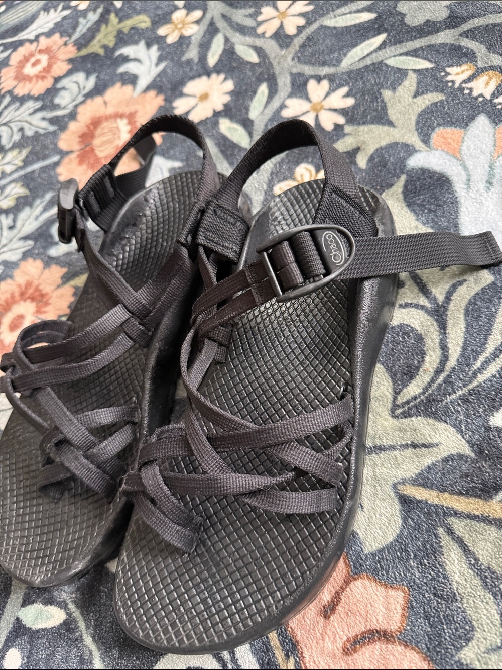Chaco Black Strappy Outdoor Sandals - Picture 2 of 3